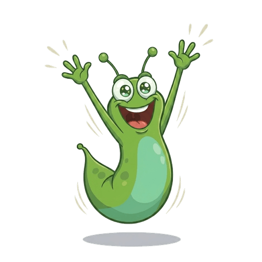 Wellie jumping for joy